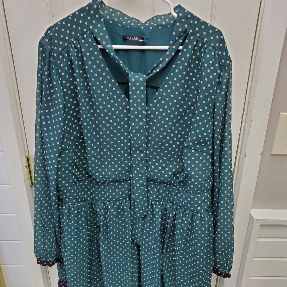 Eshakti polka dot dress!